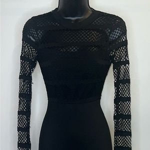 Fish Net Black Jumpsuit